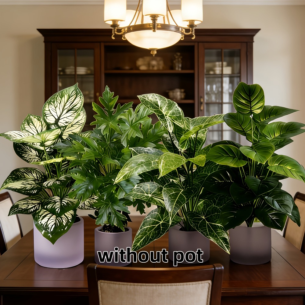 4PC Artificial Plants with 48L - đánh giá và giá Dracaena Marginata