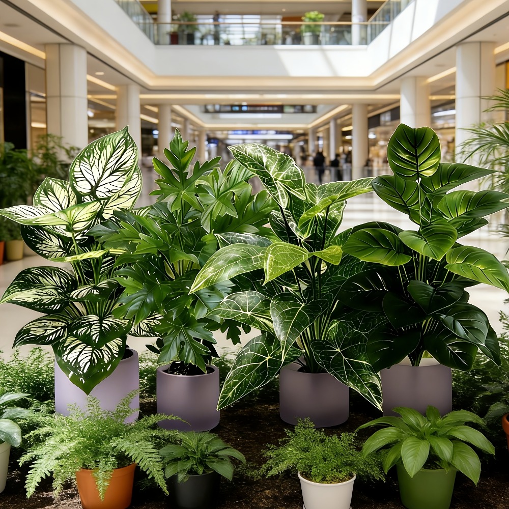 4PC Artificial Plants with 48L - đánh giá và giá Dracaena Marginata